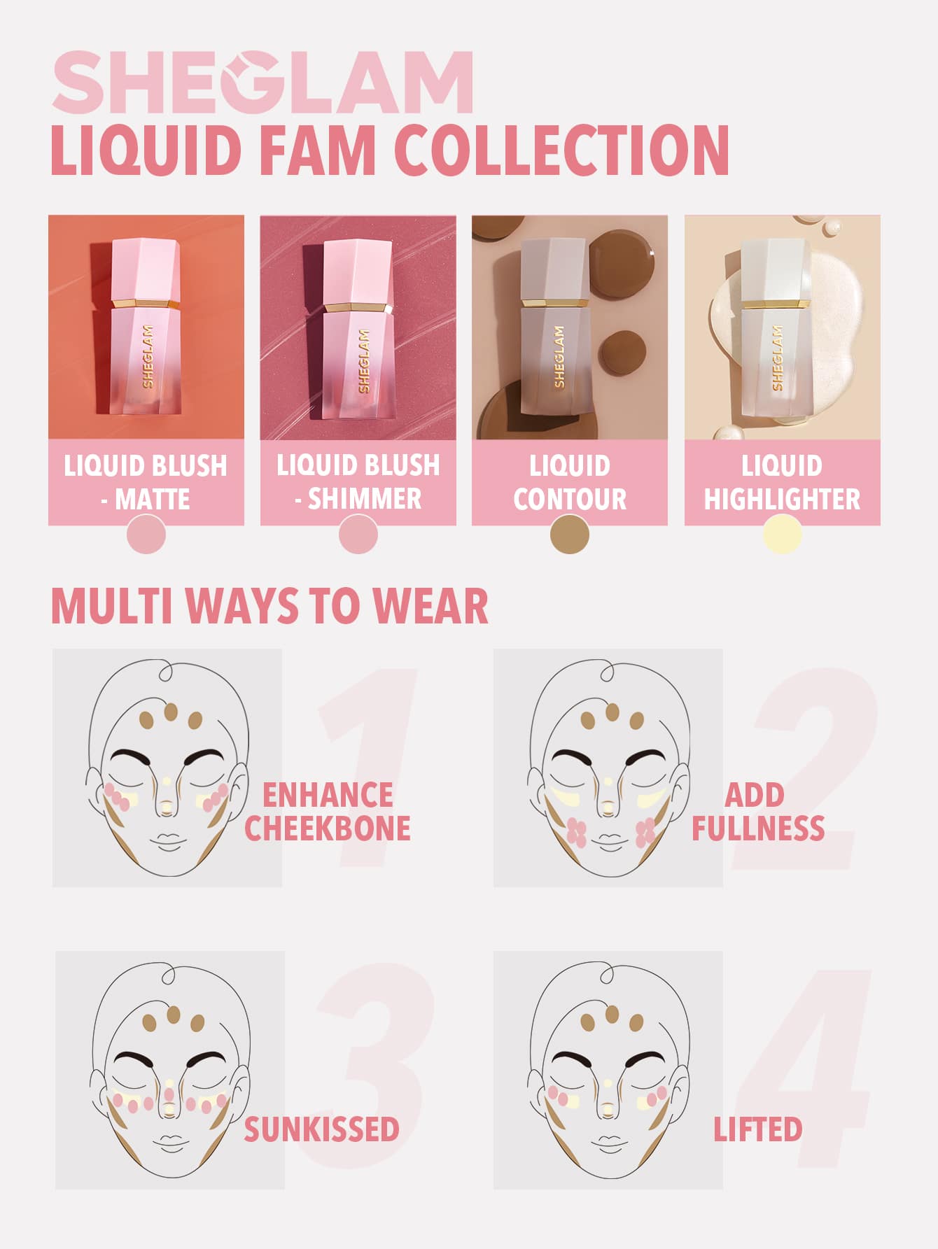 هایلایتر مایع شیگلم Glow Bloom Liquid Highlighter - Vanilla Frost - تصویر 3