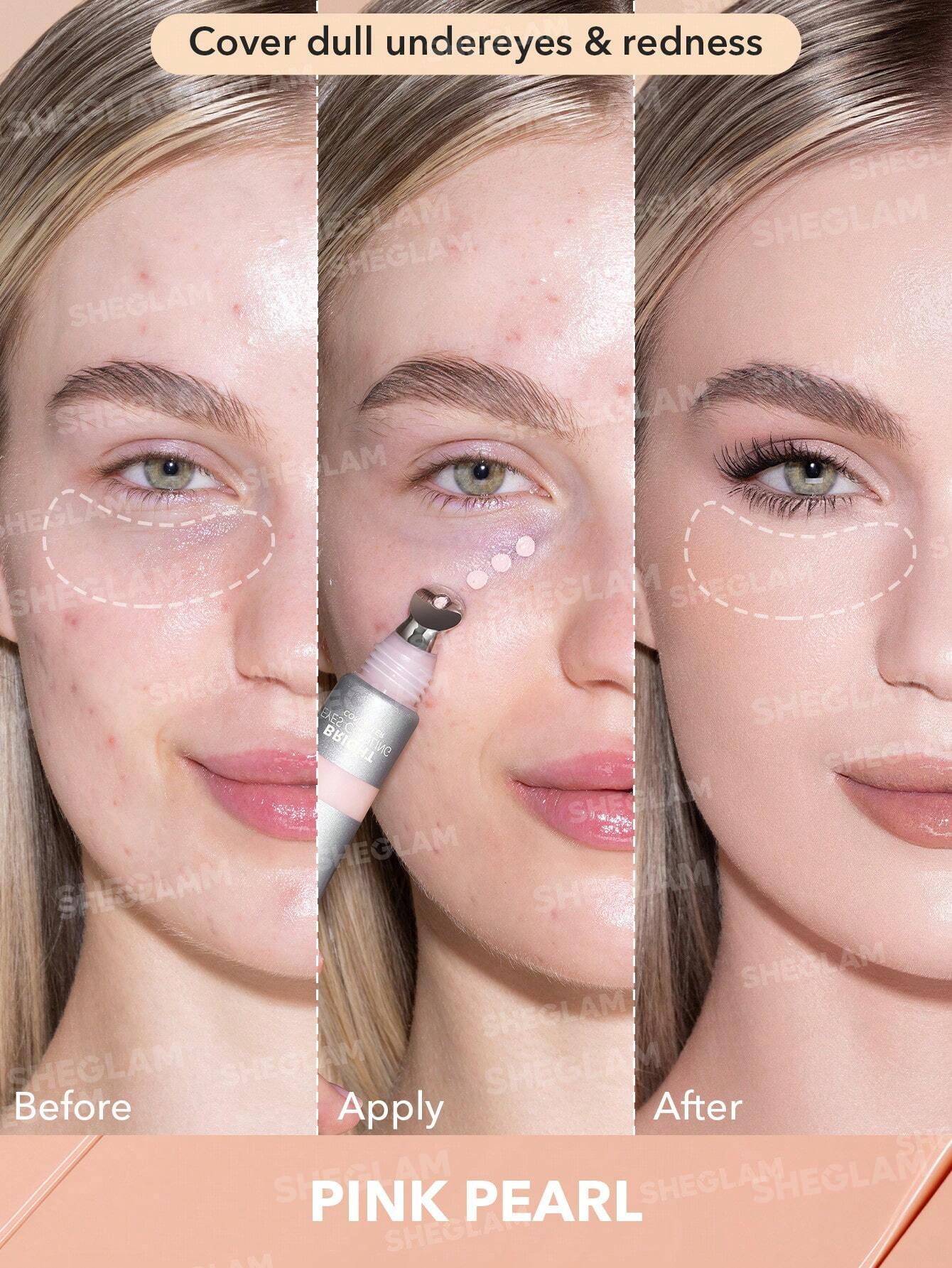 کانسیلر خنککننده دور چشم شیگلم Bright Eyes Cooling Concealer - Pink Pearl - تصویر 6