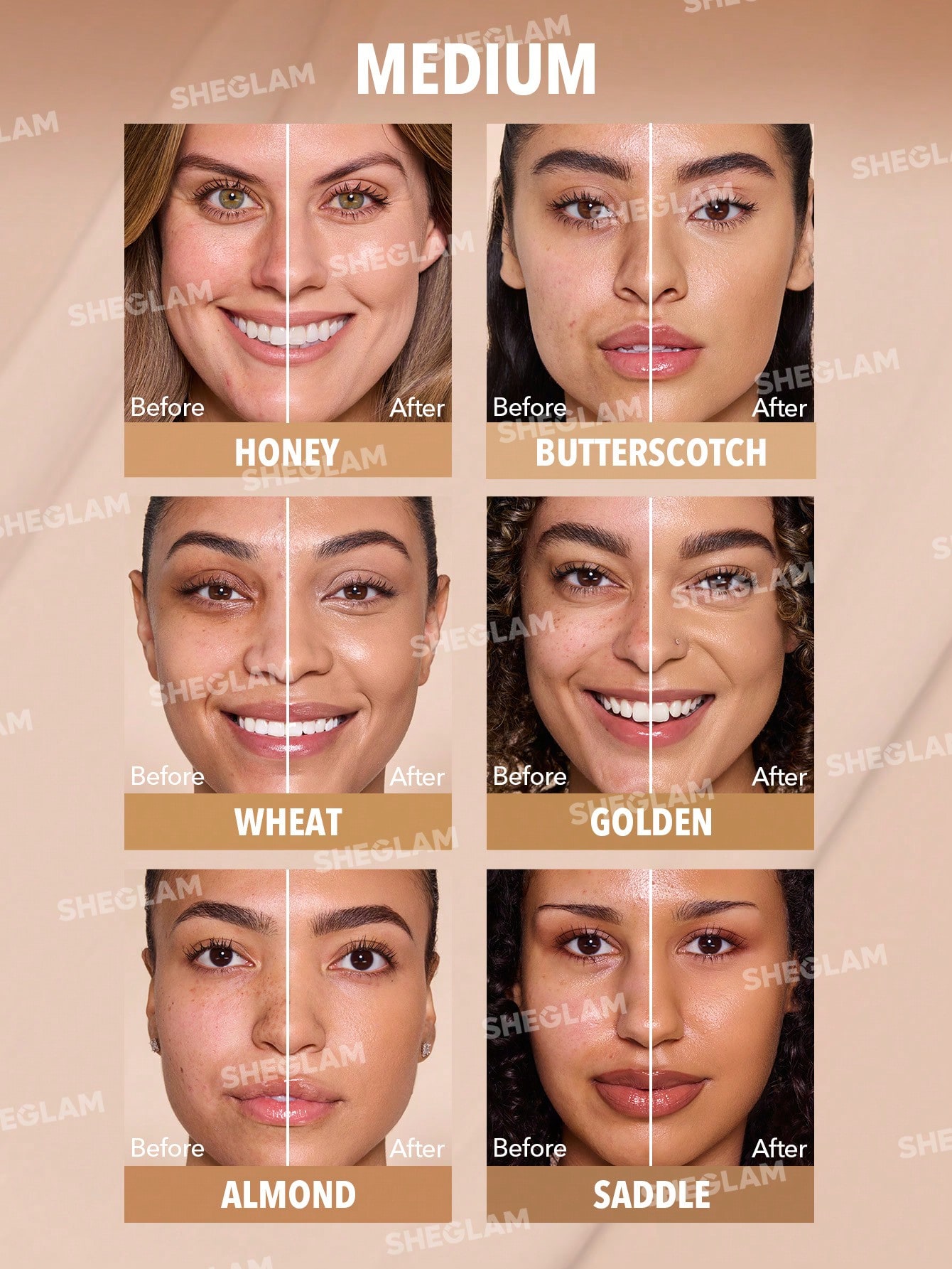کرم پودر استیکی فول کاور شیگلم Skin Magnet High Coverage Foundation Stick - Medium - تصویر 7