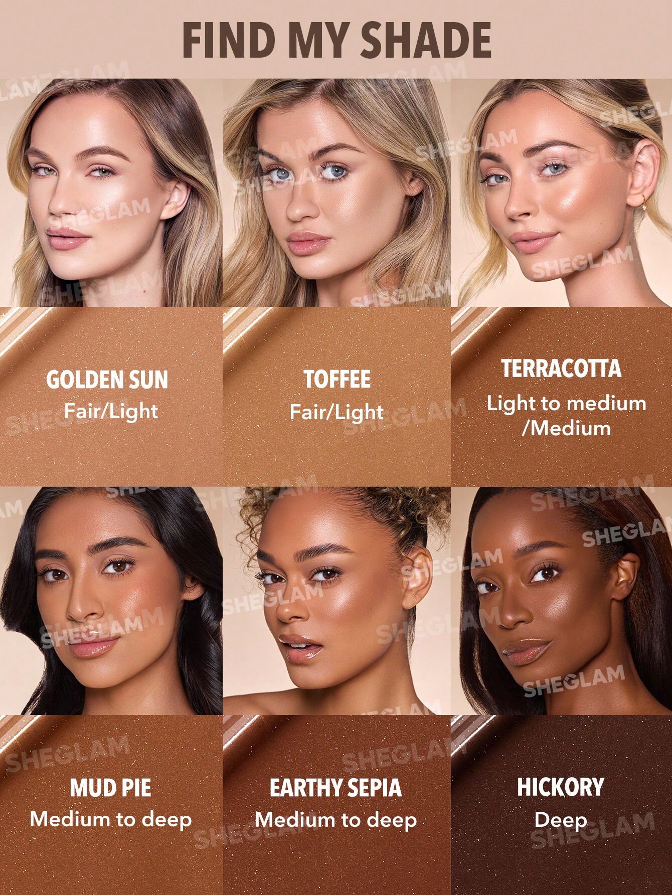 برنزر مایع براق شیگلم Sun Beam Shimmer Liquid Bronzer - Golden Sun - تصویر 3
