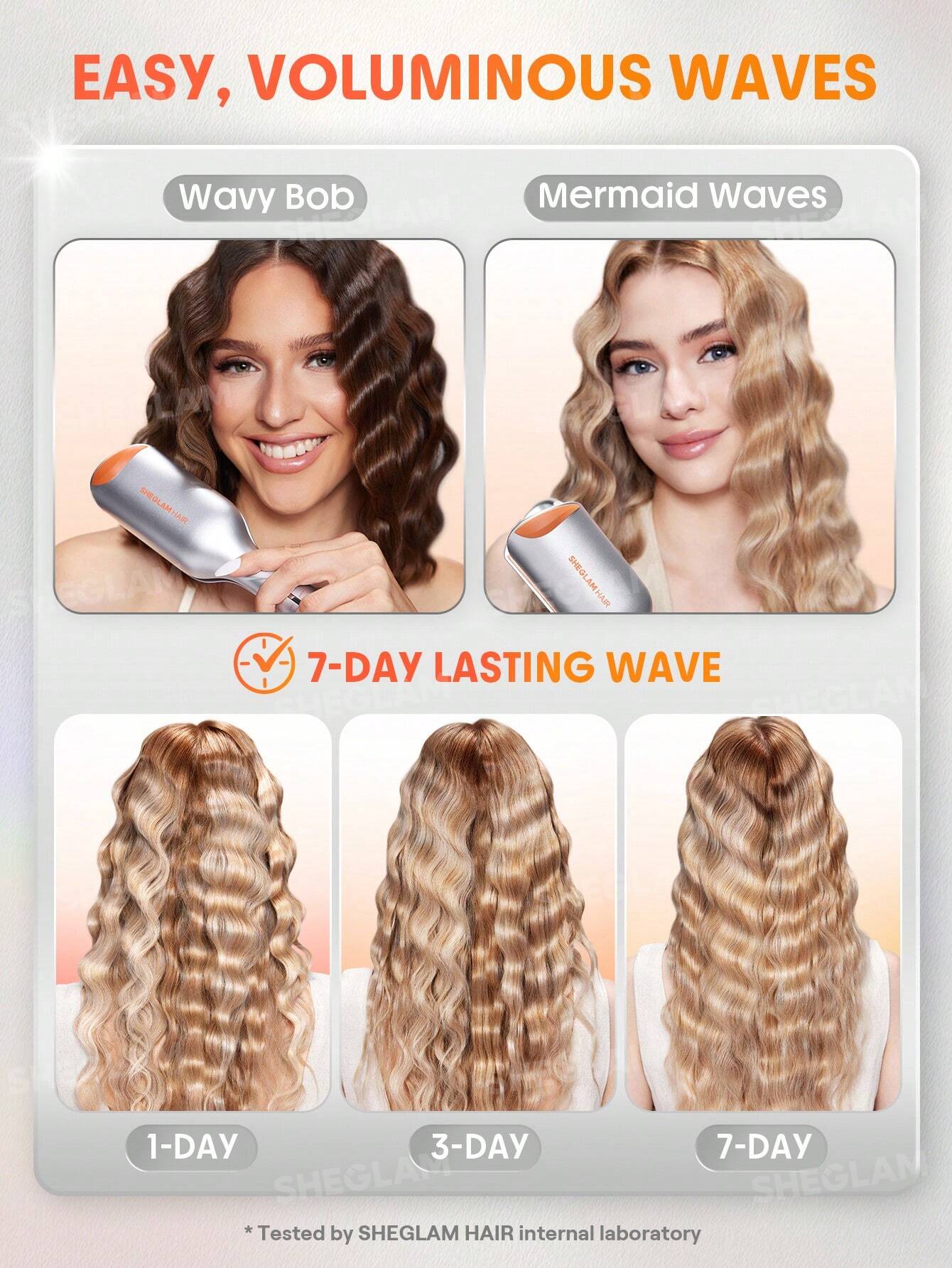 ویور مو SHEGLAM Beach Babe Hair Waver 25mm - تصویر 3