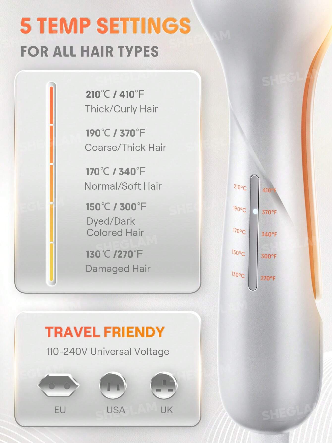 ویور مو SHEGLAM Beach Babe Hair Waver 25mm - تصویر 4