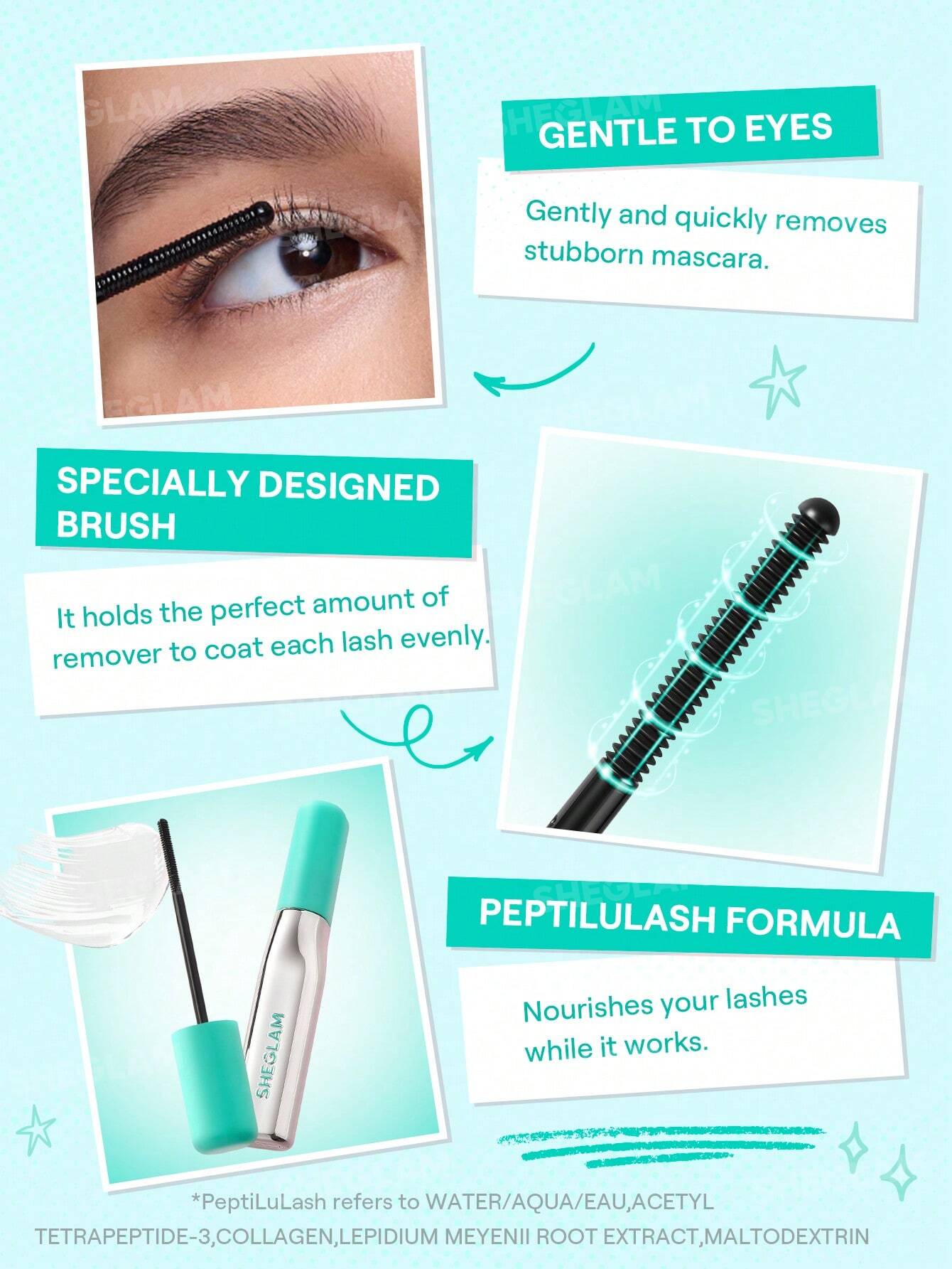 پاککننده ریمل شیگلم Lashlighter EZ Remove Lash Treatment - تصویر 3