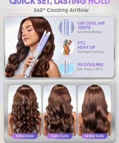 Alternative view of فرکننده اتوماتیک مو SHEGLAM مدل One Touch Airflow Styler Pro 32mm (EU Plug)