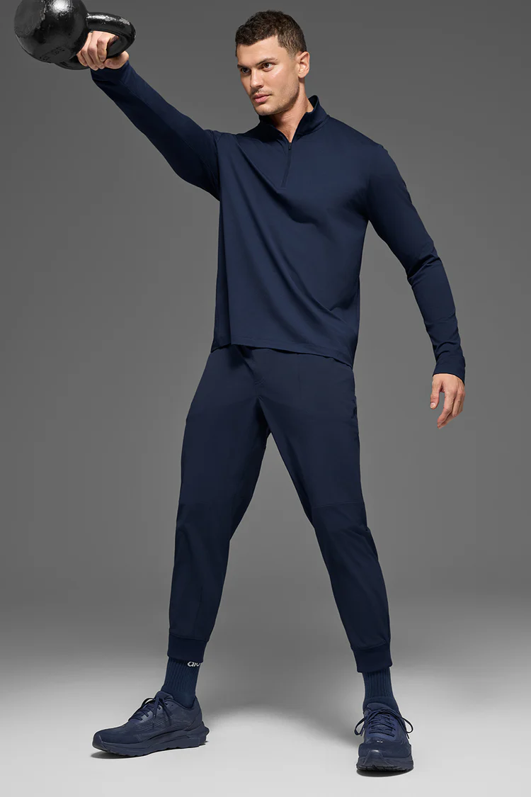 تیشرت آستین بلند مردانه ALO Conquer 1/4 Zip Reform Long Sleeve - تصویر 3