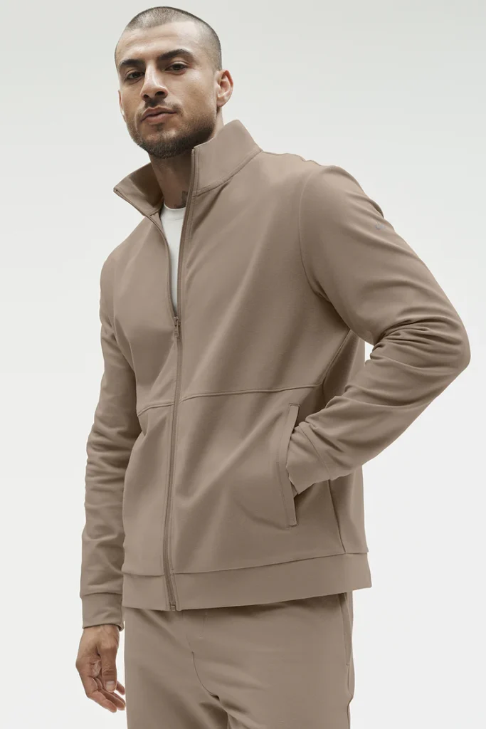 ژاکت زیپ‌دار مردانه ALO Conquer Max Mock Neck Full Zip