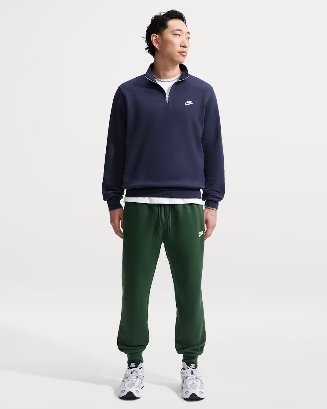 نیمزیپ مردانه Nike Sportswear Club Fleece - تصویر 3
