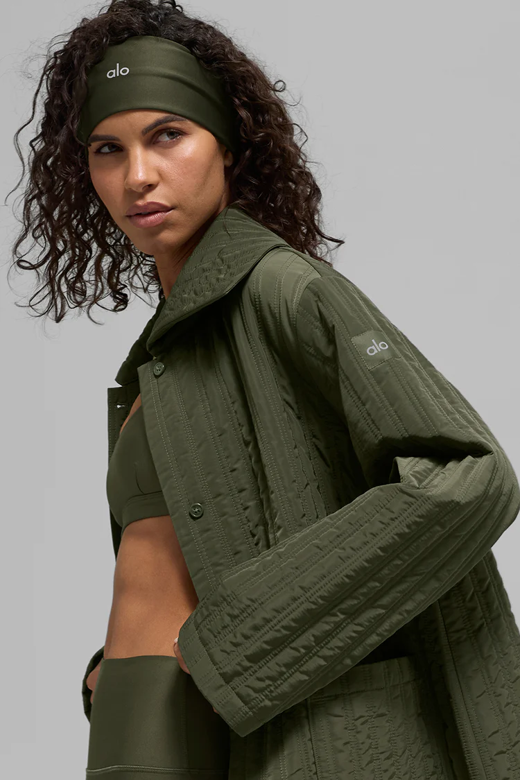 پالتو بلند زنانه ALO Quilted Skyline Long Coat - تصویر 2