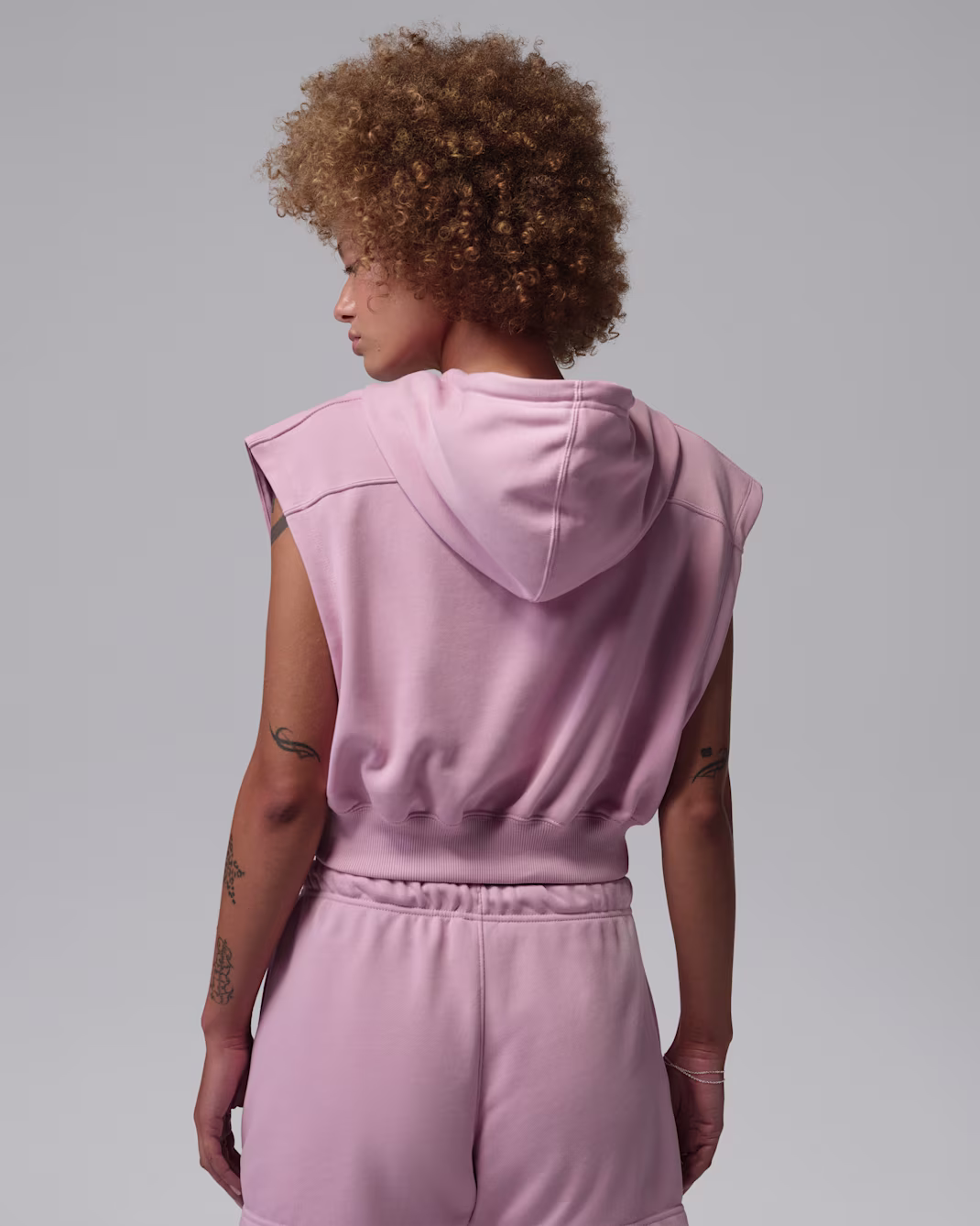 کراپ سویشرت زنانه Jordan Brooklyn Fleece - تصویر 2