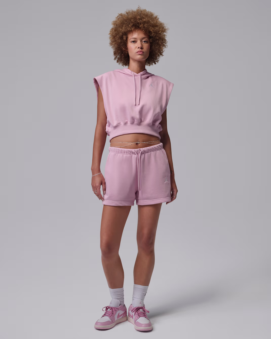 کراپ سویشرت زنانه Jordan Brooklyn Fleece - تصویر 5