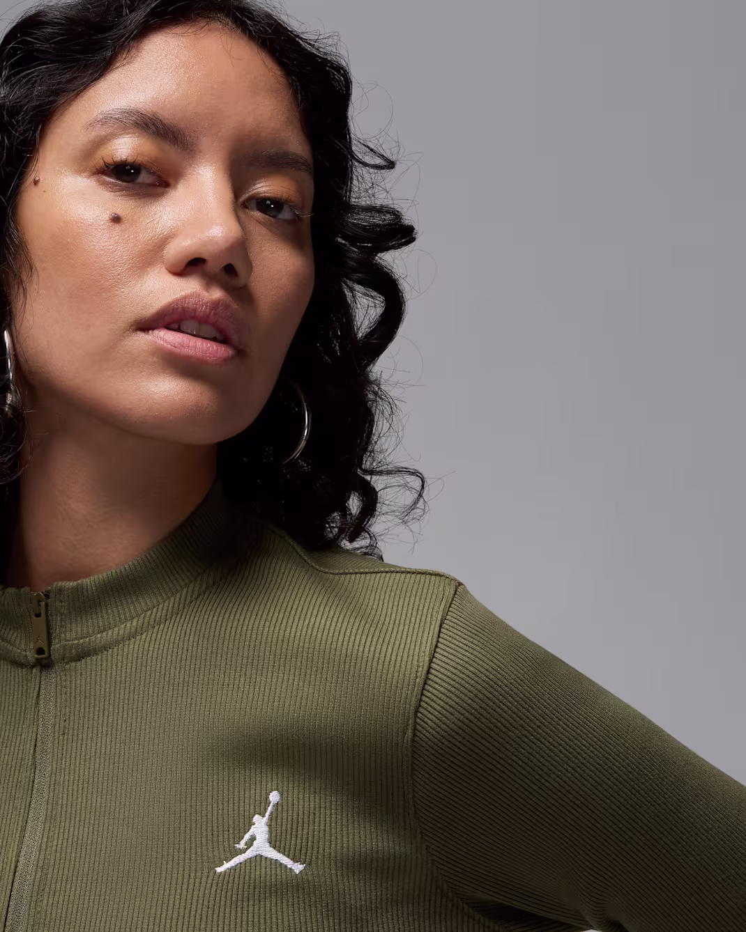 پیراهن آستین بلند زنانه Jordan 1/2-Zip Dress - تصویر 4