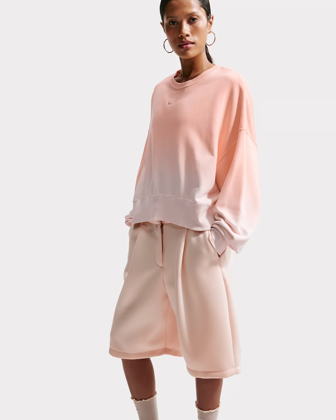 دورس اورسایز زنانه Nike Sportswear Phoenix Fleece - تصویر 3