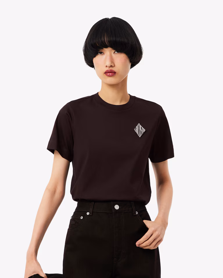 تیشرت زنانه لاکوست Relaxed Fit Premium Cotton