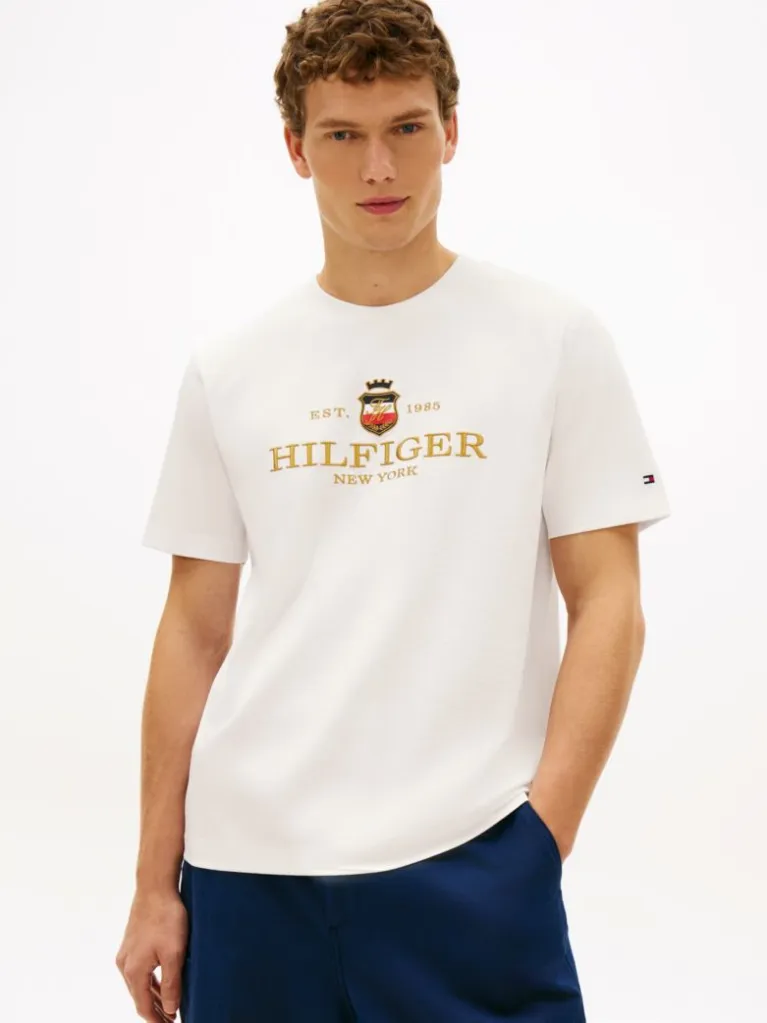 تیشرت مردانه تامی هیلفیگر مدل Performance Logo Embroidery Regular Fit