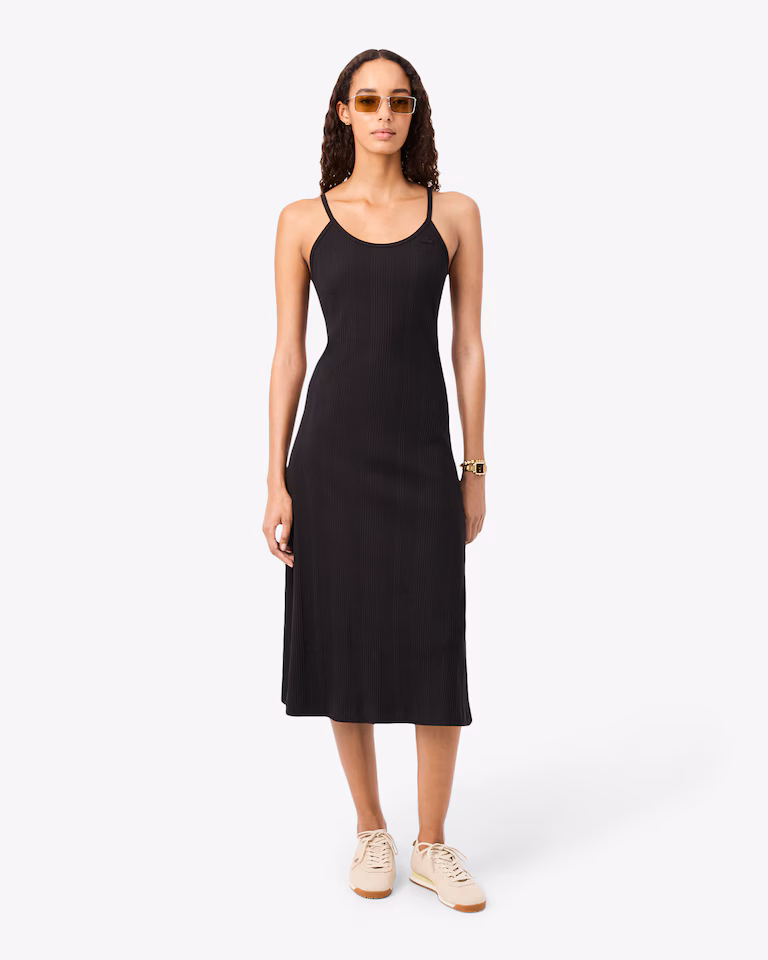 دامن زنانه لاکوست Pleated Knit Midi Skirt
