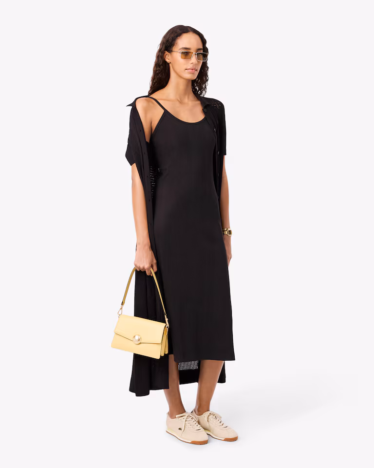 دامن زنانه لاکوست Pleated Knit Midi Skirt - تصویر 2