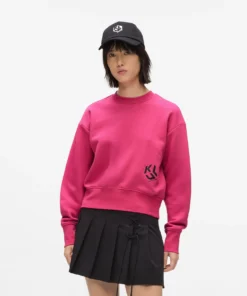 Alternative view of سویشرت زنانه کارل لاگرفلد مدل Monogram رنگ Very Berry