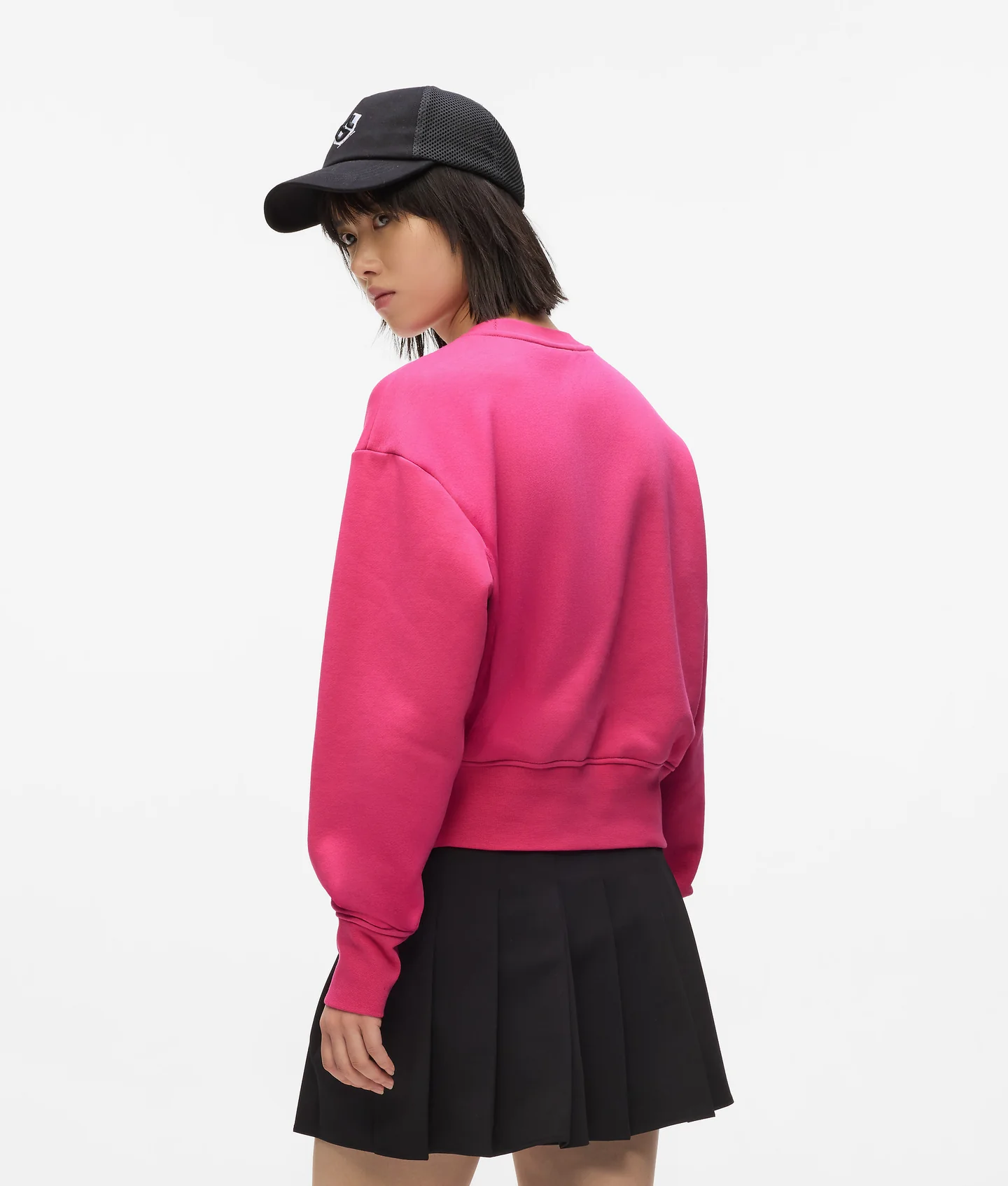 سویشرت زنانه کارل لاگرفلد مدل Monogram رنگ Very Berry - تصویر 3