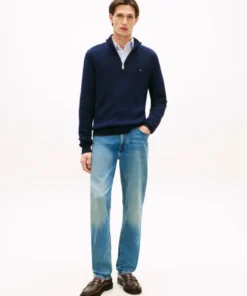 شلوار جین مردانه تامی هیلفیگر مدل Denton Straight Fit Washed Jeans