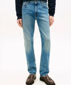 Alternative view of شلوار جین مردانه تامی هیلفیگر مدل Denton Straight Fit Washed Jeans