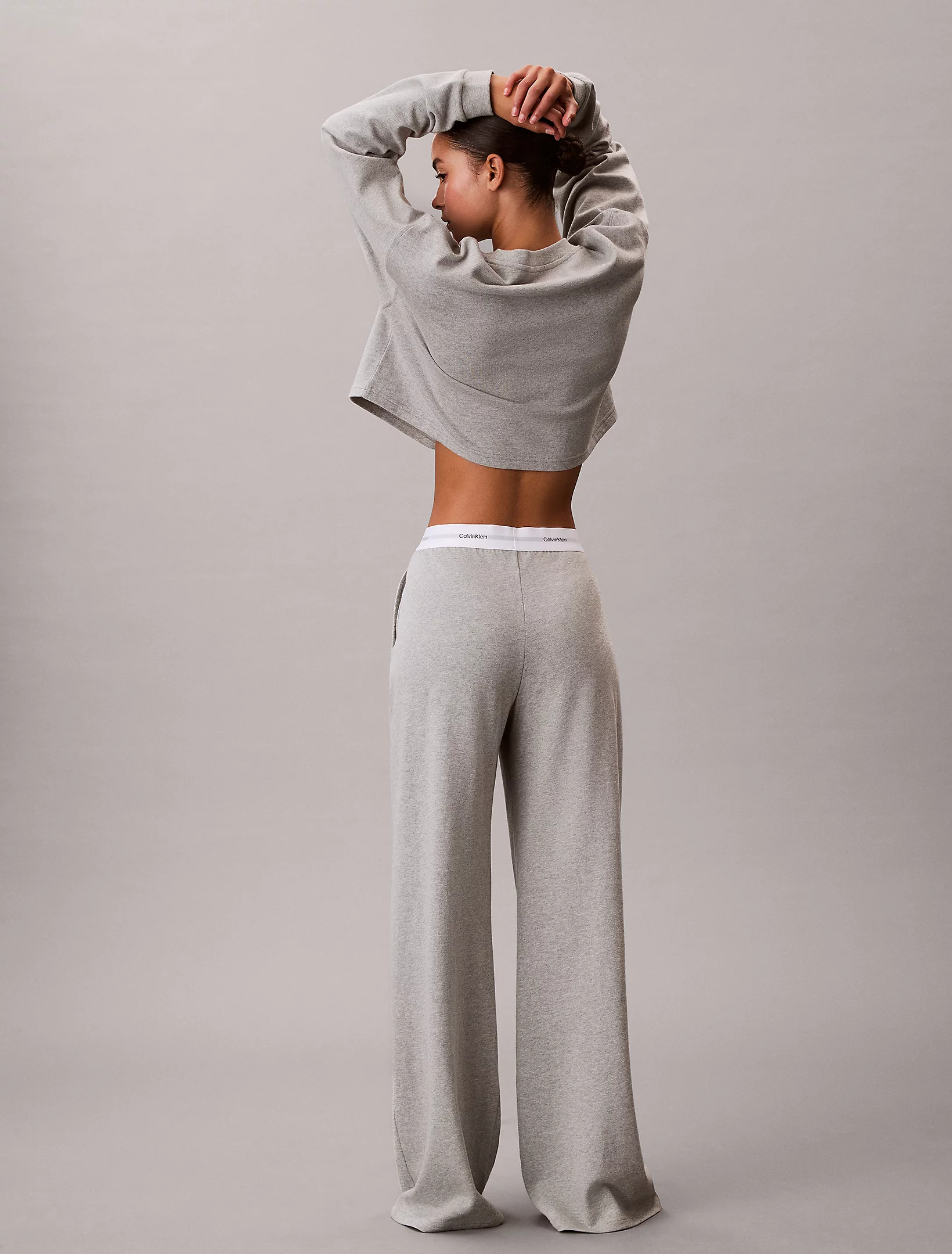 شلوار راحتی زنانه Calvin Klein Logo Cotton Jersey Pyjama Pants - تصویر 4