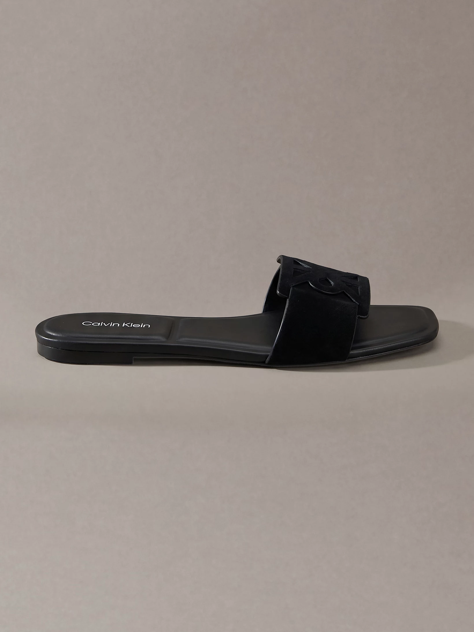 صندل زنانه Calvin Klein CK Provence Suede Square Toe - تصویر 2