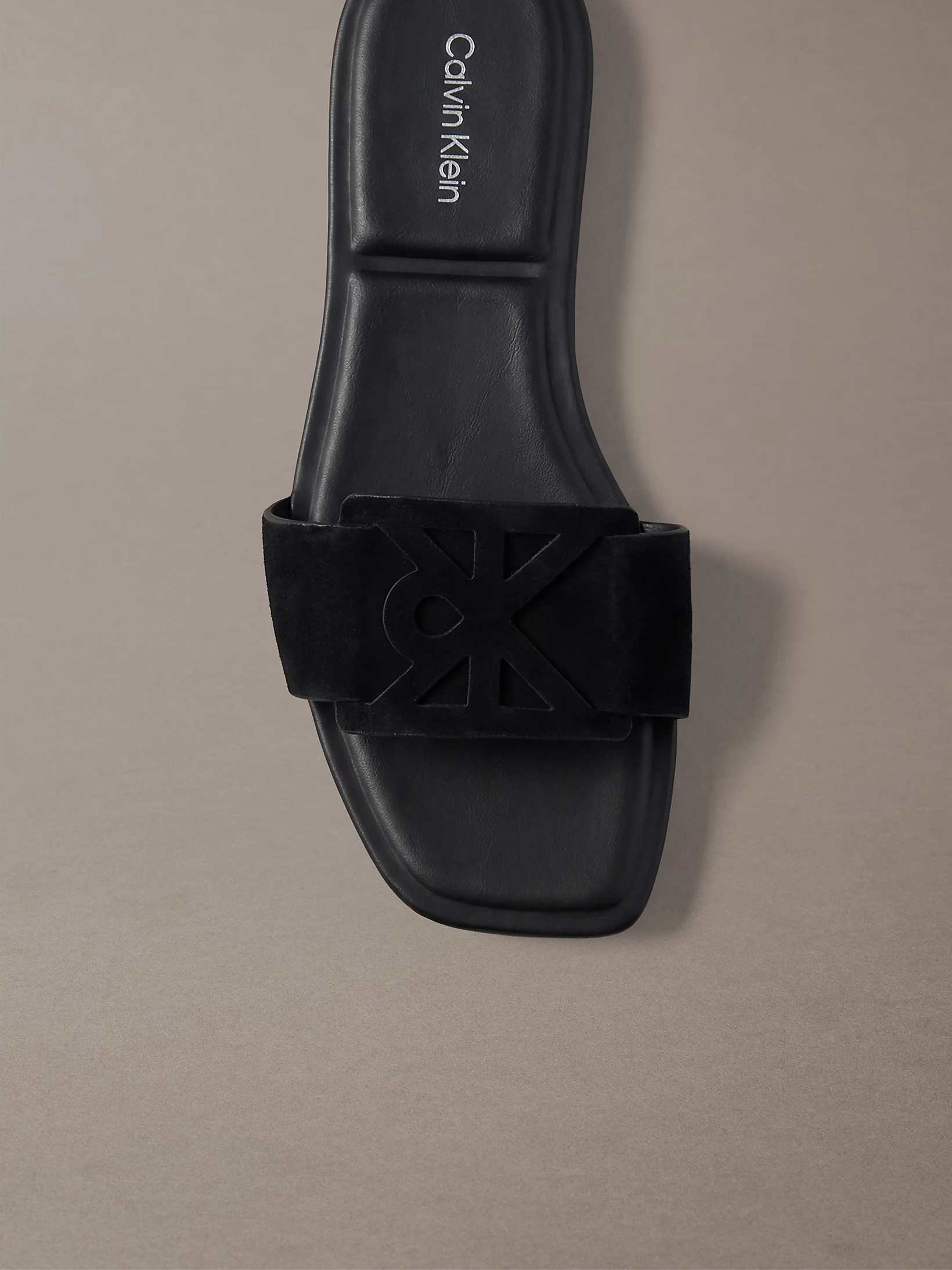صندل زنانه Calvin Klein CK Provence Suede Square Toe - تصویر 4