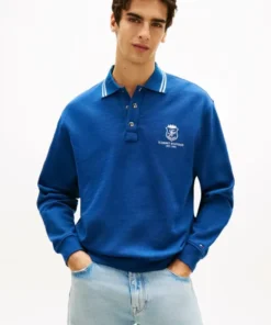 پیراهن سویشرت مردانه راگبی تامی هیلفیگر مدل Relaxed Fit Rugby Sweatshirt