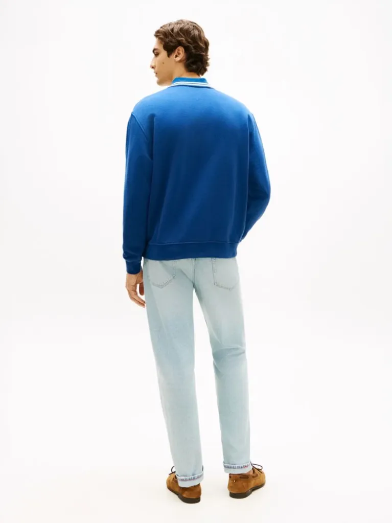 پیراهن سویشرت مردانه راگبی تامی هیلفیگر مدل Relaxed Fit Rugby Sweatshirt - تصویر 4