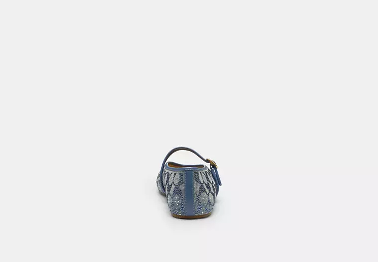 کفش مری جین کوچ crystal signature denim - تصویر 4