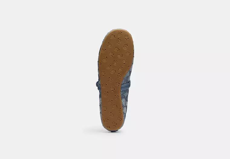 کفش مری جین کوچ crystal signature denim - تصویر 5