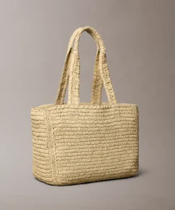 Alternative view of کیف دستی زنانه Calvin Klein Hand Braided Raffia Tote