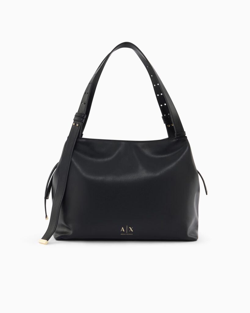 کیف رودوشی زنانه آرمانی اکسچنج مدل Alice Hobo Technical Fabric