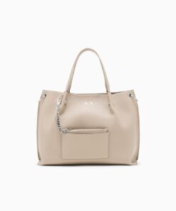 کیف شاپر زنانه آرمانی اکسچنج مدل Textured Fabric Shopper With