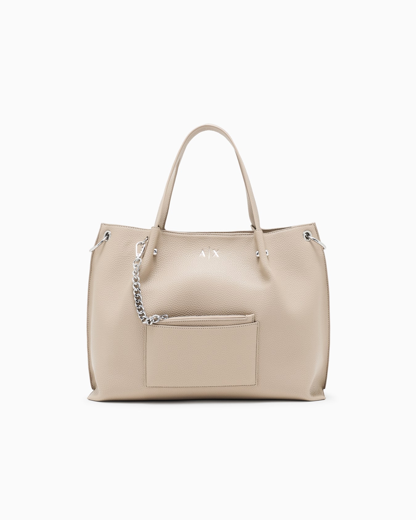 کیف شاپر زنانه آرمانی اکسچنج مدل Textured Fabric Shopper With