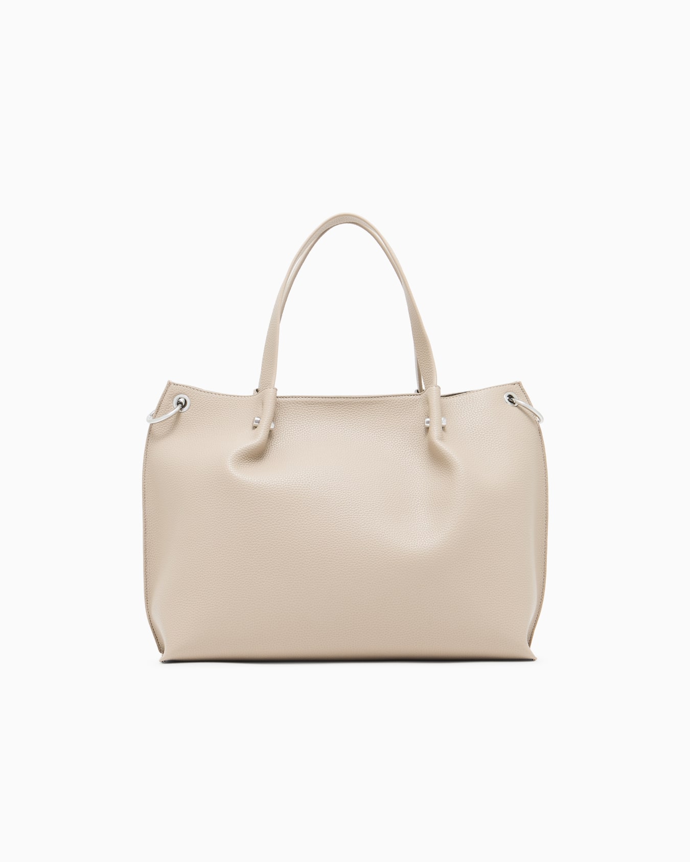 کیف شاپر زنانه آرمانی اکسچنج مدل Textured Fabric Shopper With - تصویر 3