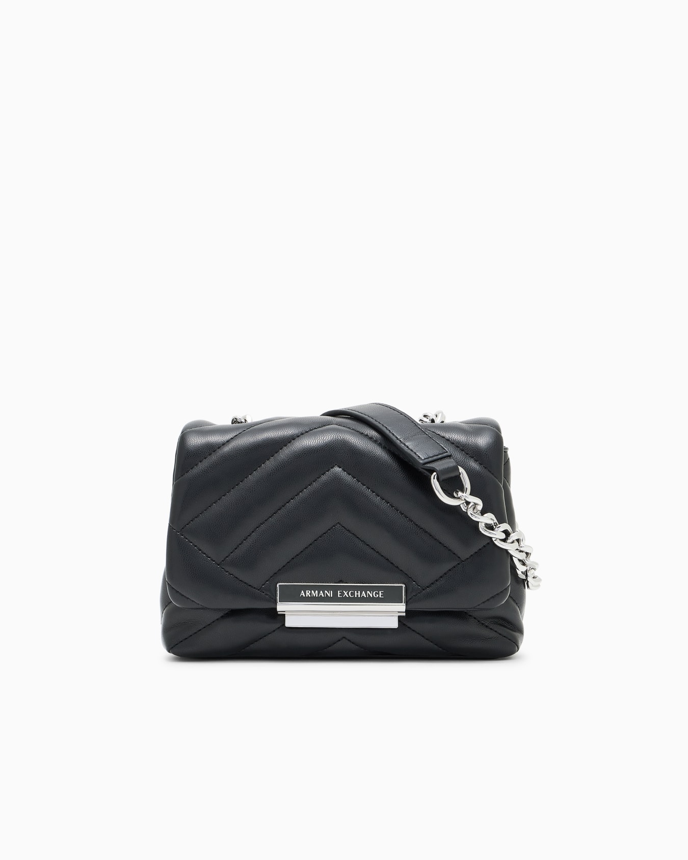 کیف مینی زنانه آرمانی اکسچنج مدل Chevron Quilted Technical Mini Bag