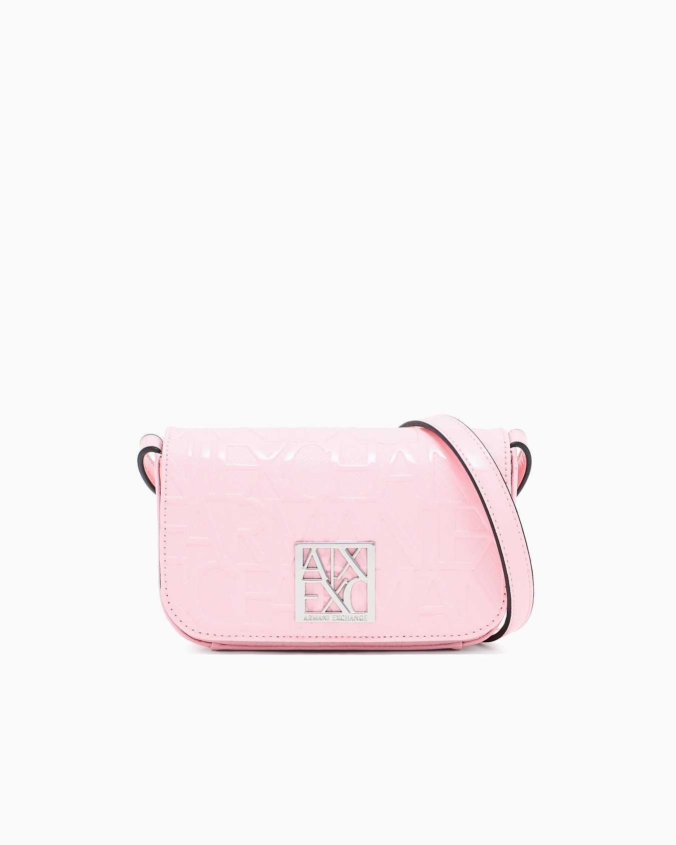 کیف دوشی زنانه آرمانی اکسچنج مدل Logo Crossbody Bag