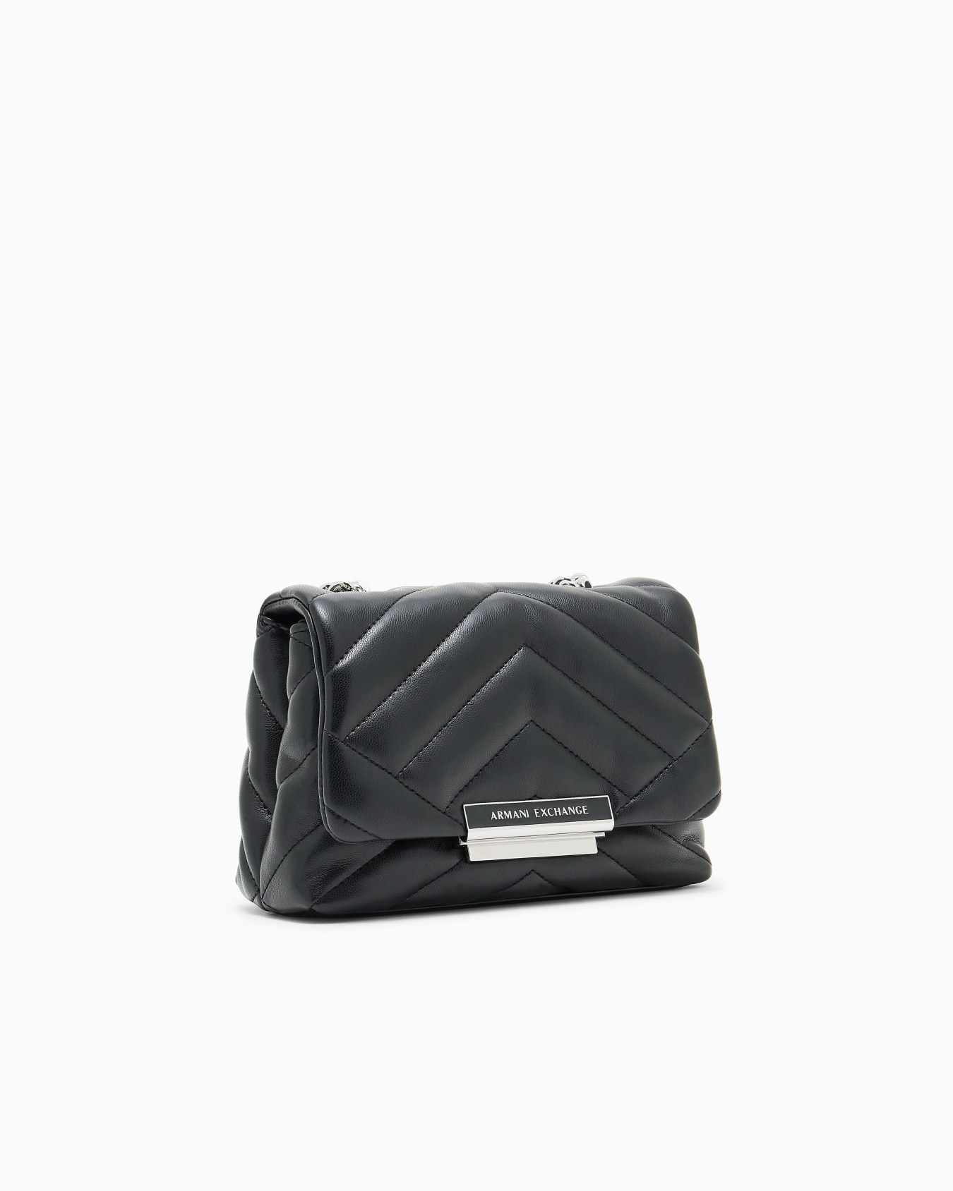 کیف مینی زنانه آرمانی اکسچنج مدل Chevron Quilted Technical Mini Bag - تصویر 2