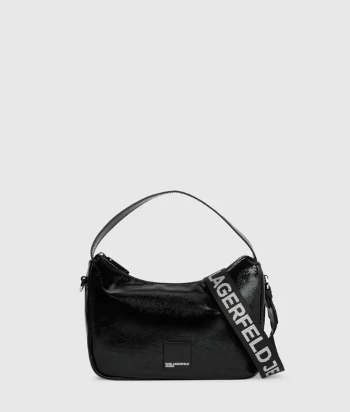 کیف هوبوی مینی براق Karl Lagerfeld مدل B1W30140999 رنگ مشکی