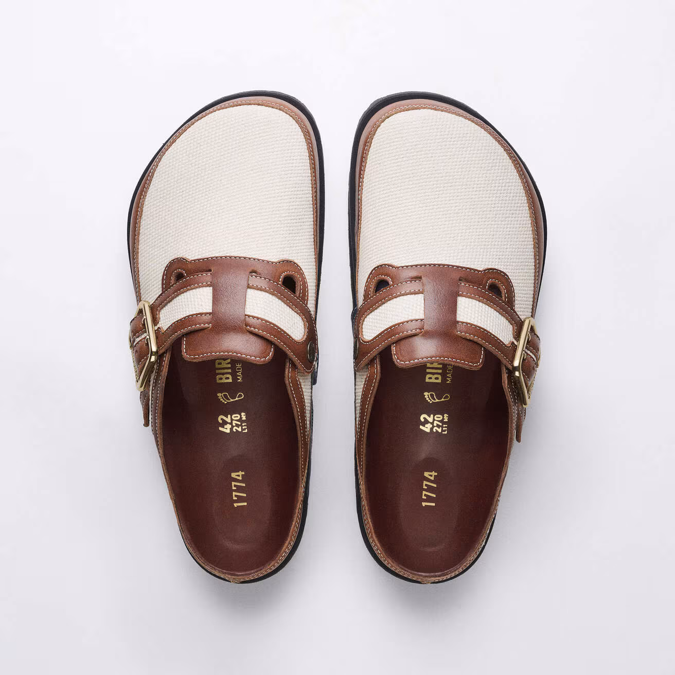 دمپایی Birkenstock 1774 Boston Canvas - تصویر 2