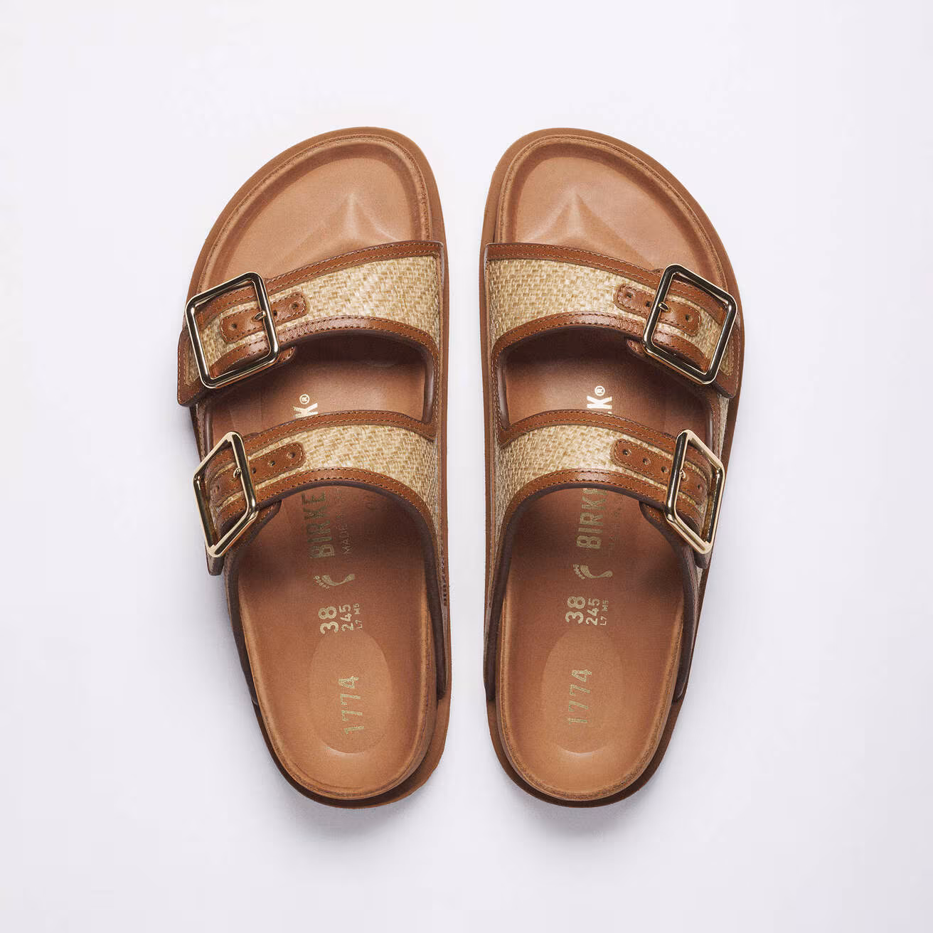 صندل Birkenstock 1774 Arizona Raffia - تصویر 2