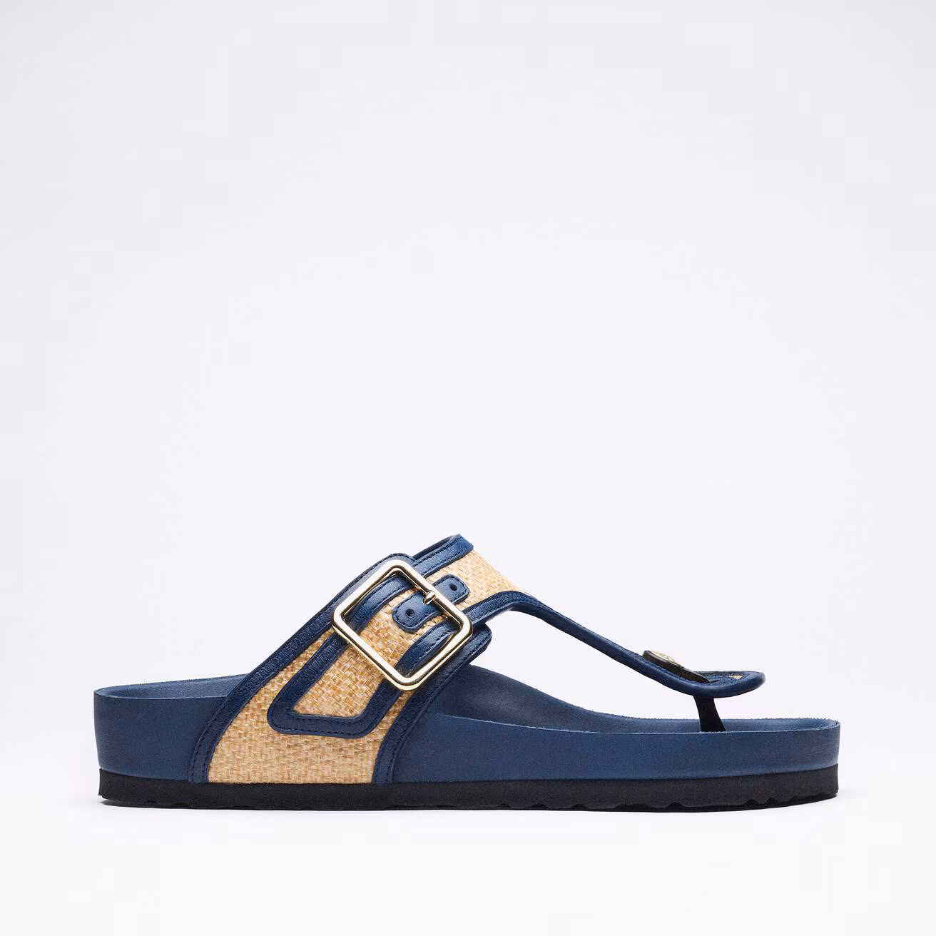 صندل Birkenstock 1774 Gizeh Raffia - تصویر 5