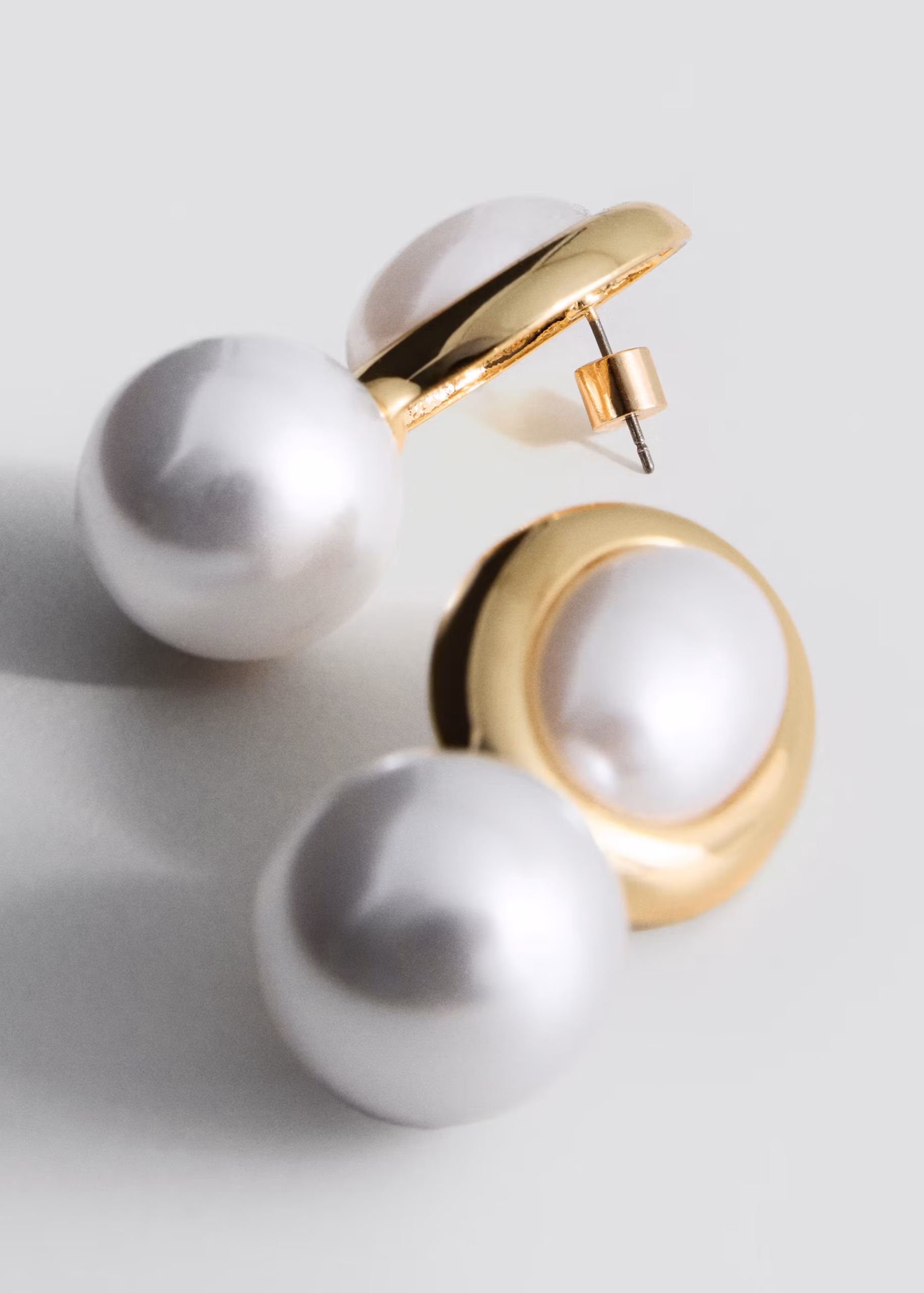 گوشواره مرواریدی ترکیبی Mango Combined Pearl Earrings - تصویر 3
