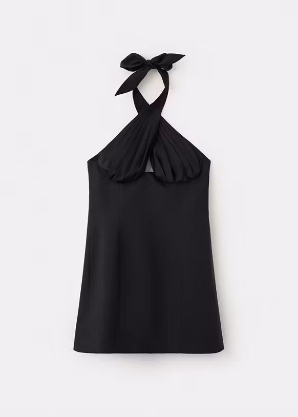 پیراهن هالتر ضربدری Mango Crossed Halter Dress - تصویر 4