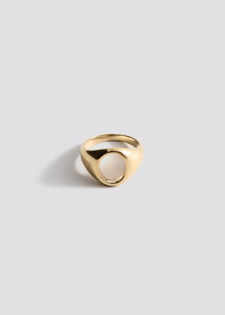 انگشتر سیگنت استیل ضدزنگ Mango Stainless Steel Signet Ring
