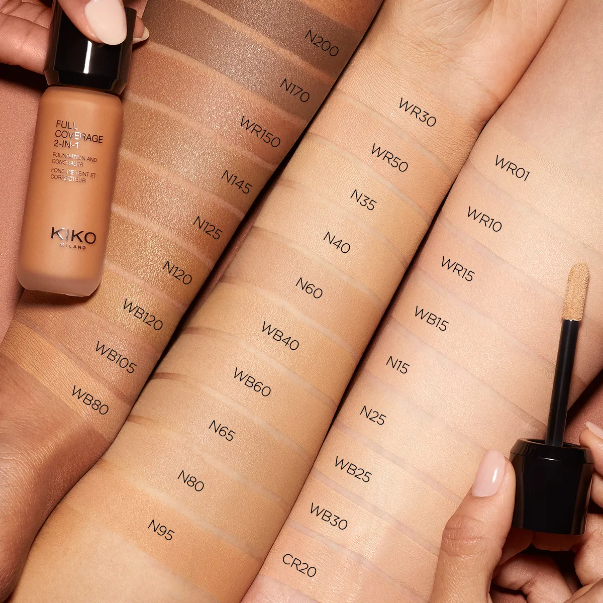 کرم پودر و کانسیلر 2 در 1 فول کاور کیکو میلانو Full Coverage Foundation & Concealer - تصویر 2