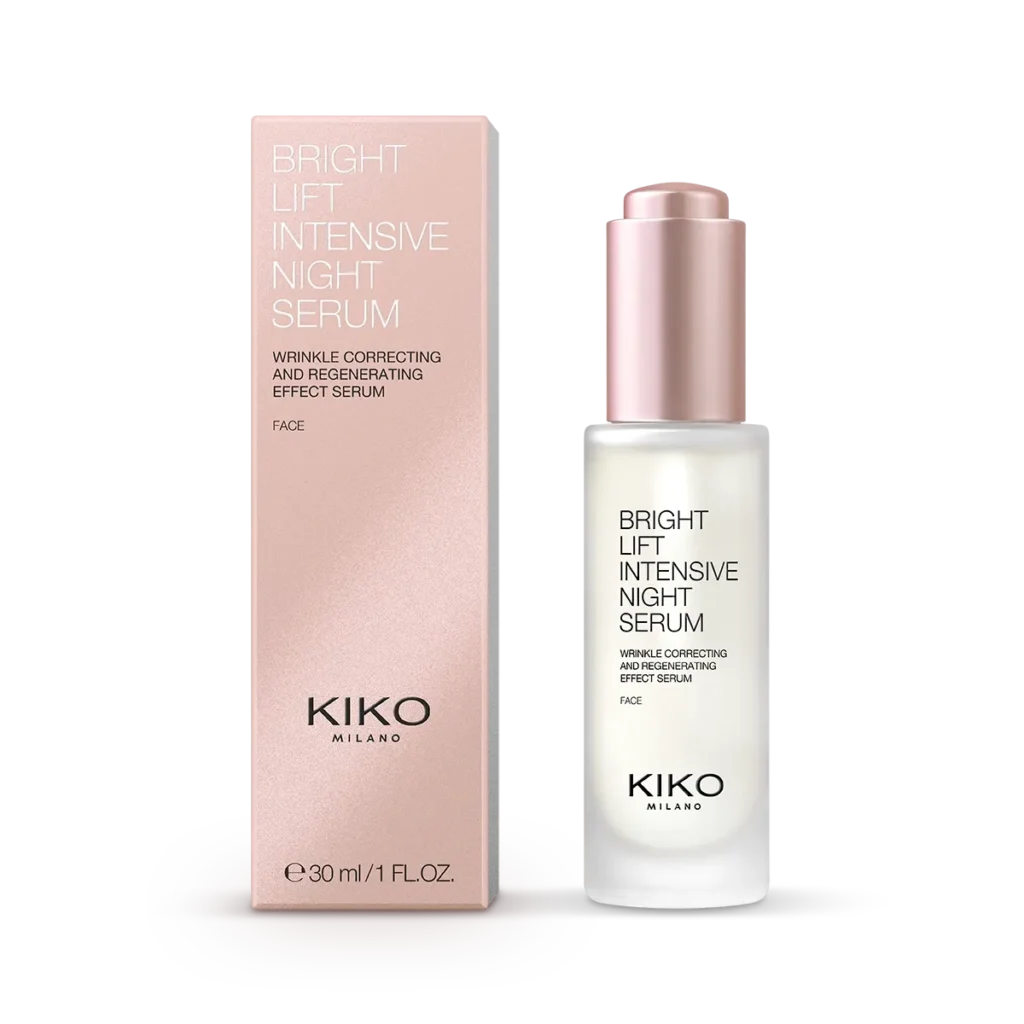 سرم شب ضد چروک kiko milano Bright Lift Intensive Night Serum
