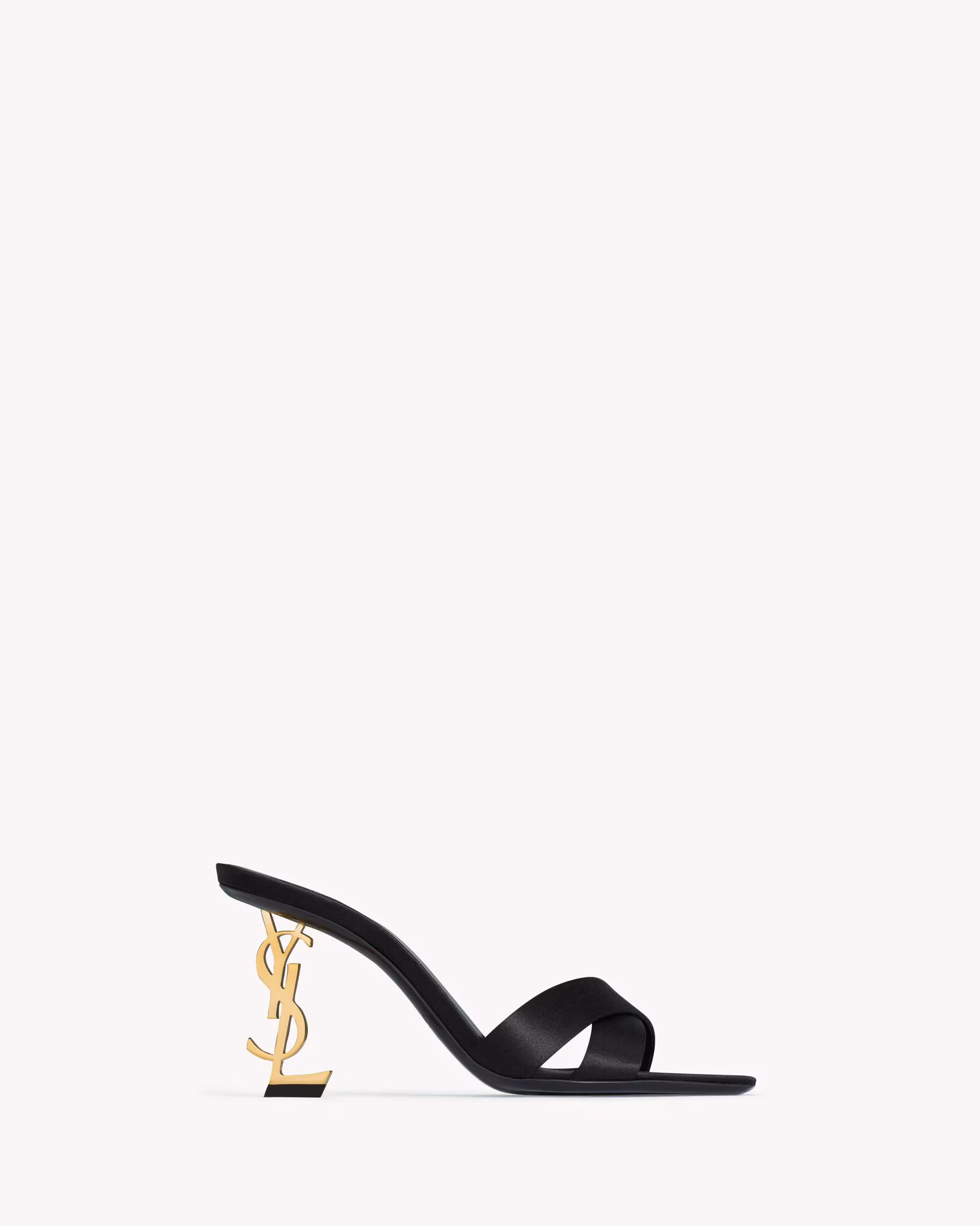 صندل زنانه Saint Laurent مدل OPYUM Satin Crepe - تصویر 2