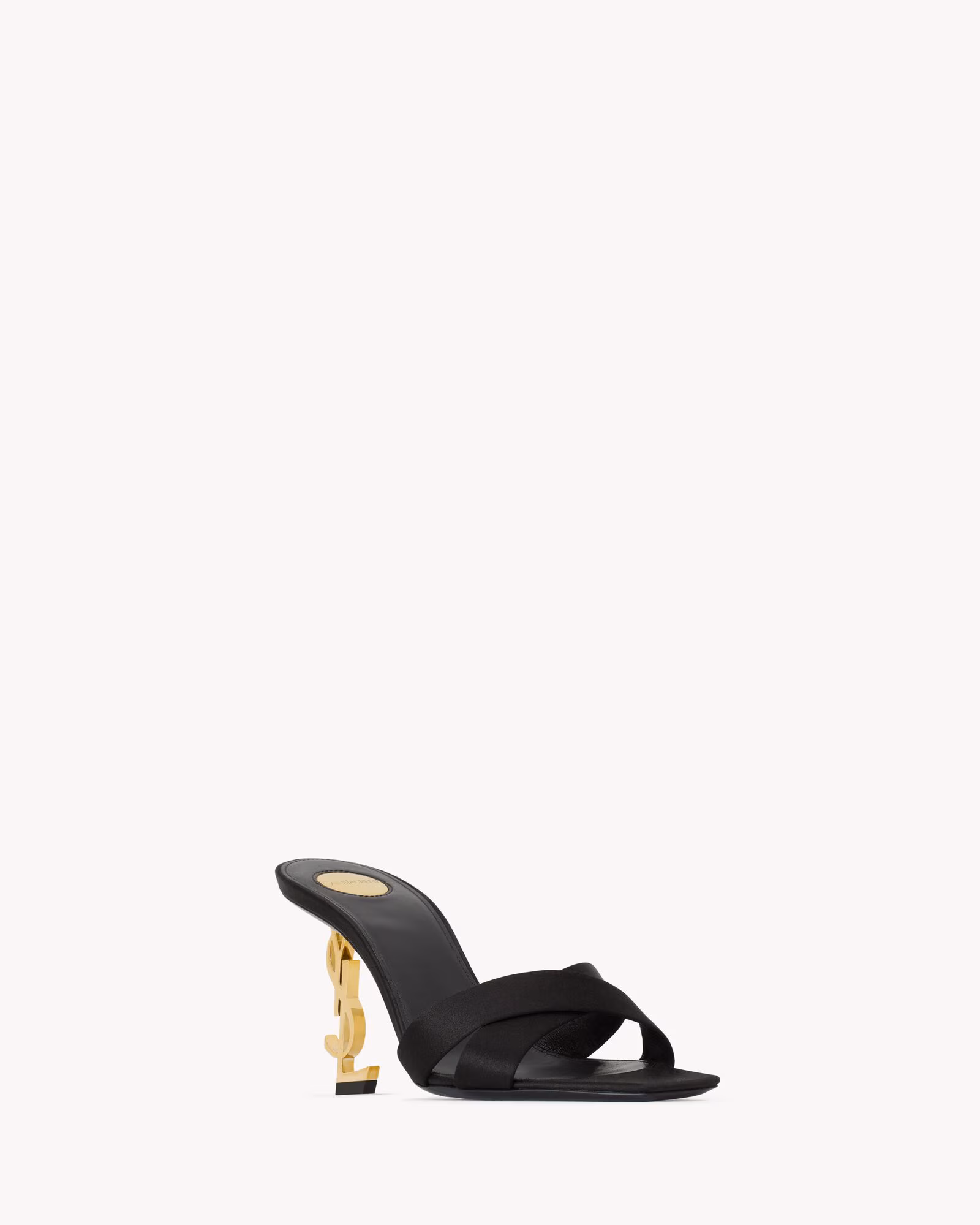 صندل زنانه Saint Laurent مدل OPYUM Satin Crepe - تصویر 3